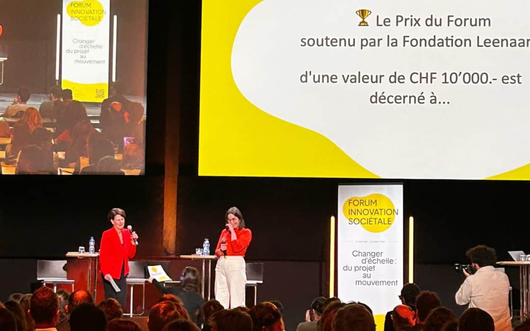 Pvssy Talk remporte le Prix du Forum de l’Innovation Sociétale